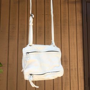 White cross body bag!